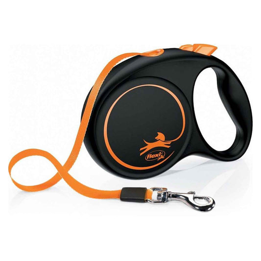 Flexi Hundeleine Multicolor Orange – 5 Meter Freiheit für Hunde bis 25 kg